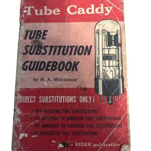 Tube Caddy Tube Substitution Guidebook - Red and Pink Cover